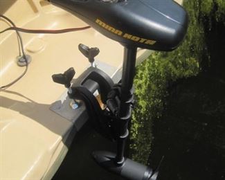 Sun Dolphin American 12' Jon Boat with Minn Kota Trolling motor, charger and Paddles.