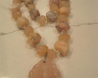 Rose Quartz Necklace.