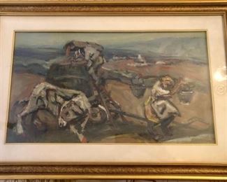 Muchetti Original Oil “Working the Fields” https://ctbids.com/#!/description/share/188235