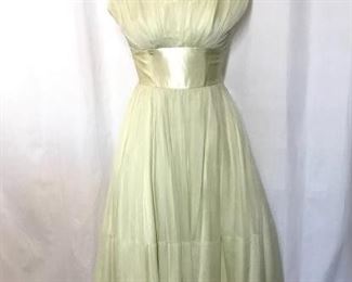 Vintage 50s Chiffon Dress https://ctbids.com/#!/description/share/188257