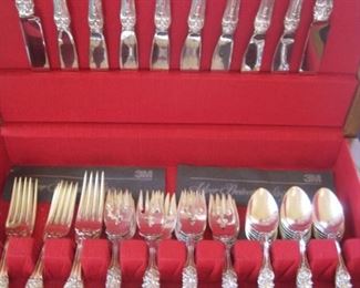 A second set of Reed & Barton Francis I Sterling Flatware.