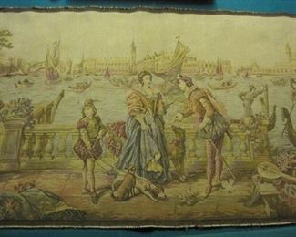Tapestry scene of Venice.