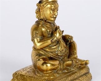 Gilt Bronze Jambhala