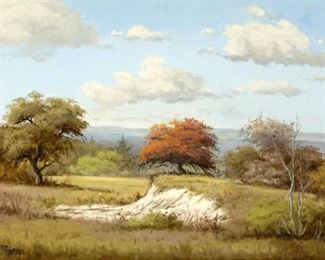 C. P. Montague Texas Hill Country Landscape