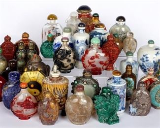 Over 120 Snuff Bottles