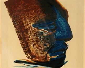 David Alfaro Siqueiros Mask Lithograph