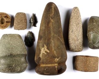 Collection of Native American Stone Artifacts