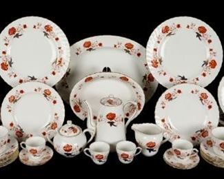 73 pc. Royal Crown Derby Bali China Service