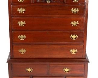 Mahogany Chippendale Style Highboy