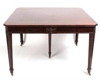 Potthast Mahogany Adams Style Dining Table