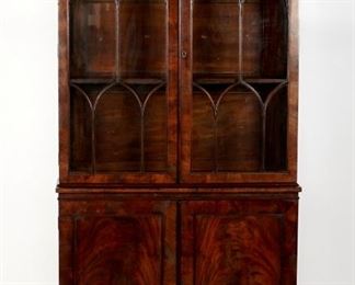 19th Century English Mahogany Bookcase