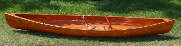 Henry Mac McCarthy Featherweight Wood Canoe