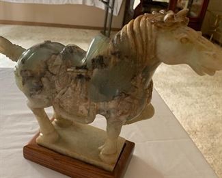 Jade Horse Figurine 