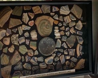 European Pottery Shards from Madden Lake 