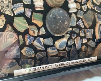 European Pottery Shards from Madden Lake 