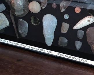 Indian and Spanish Artifacts from Madden Lake to be sold through bid process