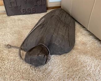 Vintage wood turtle decoy. One of the very first things my client found when he moved to the Panama Canal in 1967