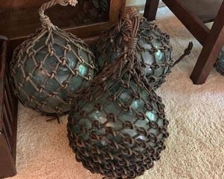 Japanese Marine Balls; used to fasten to fishing nets many years ago. 