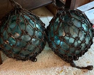 Japanese Marine Balls; used to fasten to fishing nets many years ago. 