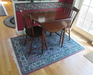 Hitchcock Table Pair of Chairs