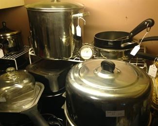 Pots, pans, and cake cover