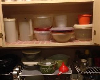 Vases and kitchen selections