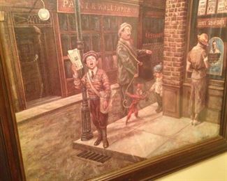 Framed art by Lee Dubin