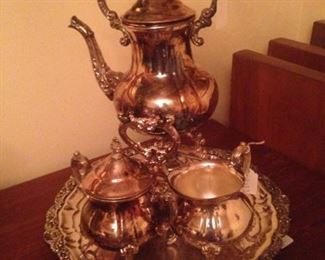 Silver plate coffee server