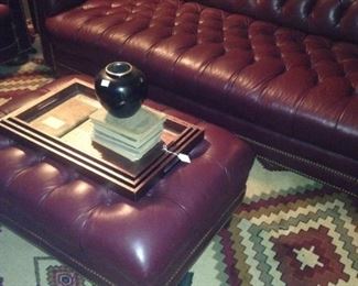 Tufted sofa
