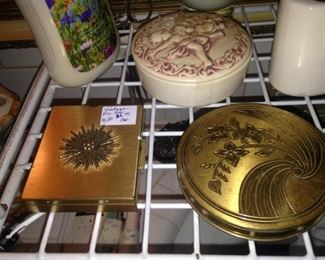 Vintage compacts and powder boxes