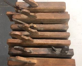 Wood planes go with wooden tool chest