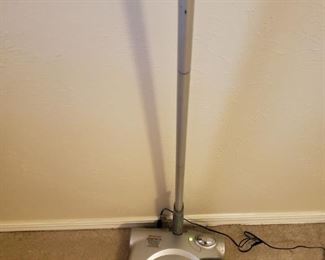 Shark Vacuum.  This thing works great on carpet, even better on tile/wood floors.