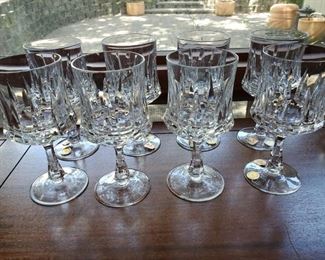Crystal German wine glasses.  The brand escapes me, but they are quite valuable.
