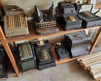 More adding machines and Typewriters