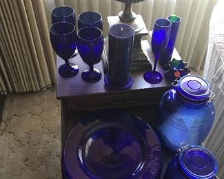 Cobalt glass