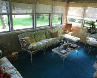 Retro patio set
