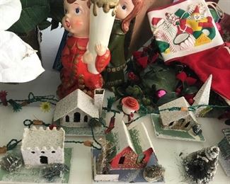 Vintage Christmas Houses