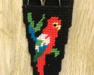 Cross stitch scissor holder