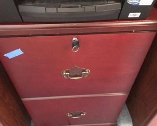 Cherry file cabinet