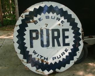 Pure gas sign