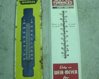 advertising thermometers