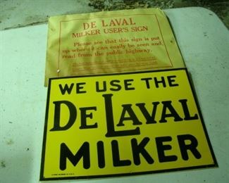 DeLaval milker sign (n.o.s.)