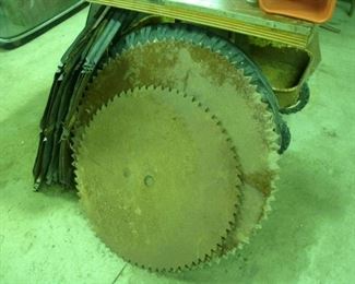 old saw blades