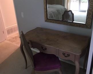 Desk or Vanity & Chair