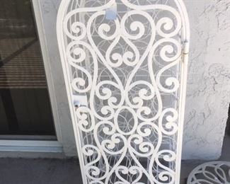 Iron wine rack