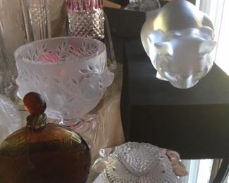 LALIQUE - Sampling of collection. WORTH PERFUME BOTTLE SOLD