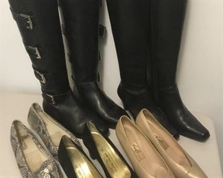Michael Kors & Sadini boots & large selection of shoes including Bruno Magli & Amalfi