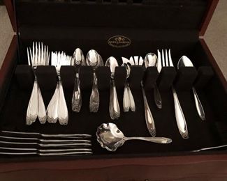 Sterling silver flatware 72 pcs. This item will not be 1/2 thanks