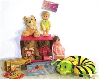 Toys - New Stuffed Bears, Dolls, Critter Piller and more