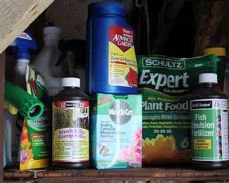 Entire Shelf of Gardening Products/Supplies